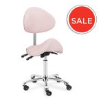 Saddle With Tilt Stool - Pink