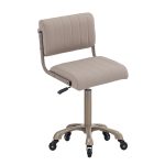 superior therapist stool with back support and height adjustment