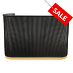 Pallas 1600 Reception Desk - Black