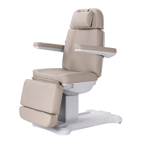 treatment beauty bed with adjustable height leg and backrest