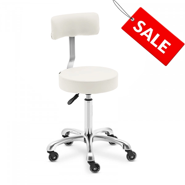 ultima medi stool white main image sale