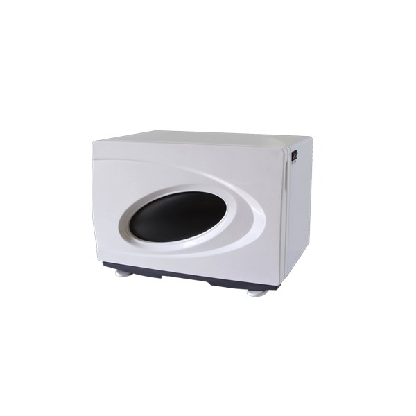 hot towel cabinet heats up to 80°C can hold approximately 6 standard size towels
