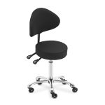 therapist stool with tilt back and height adjustment