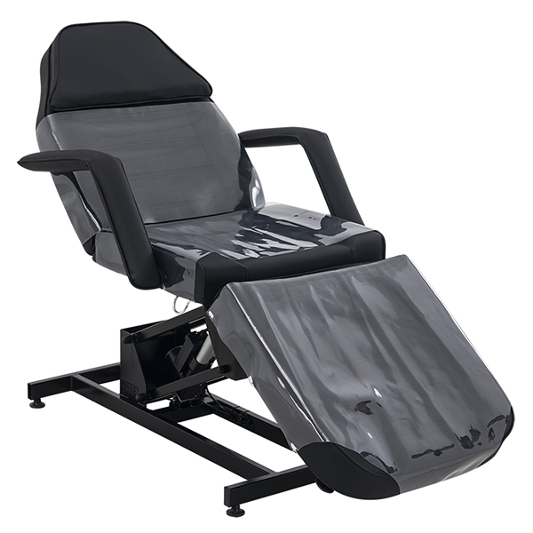 pvc bed cover for our ena electric beauty bed showing front view of cover