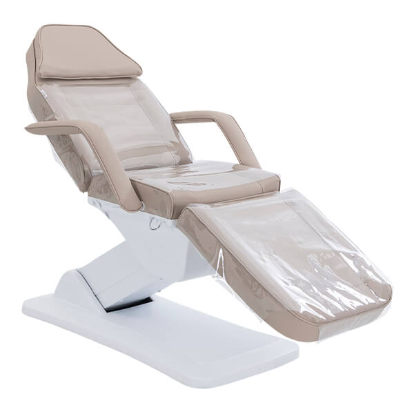 pvc bed cover for our elysea beauty bed showing front view of cover