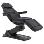 ethos treatment bed black front angle view