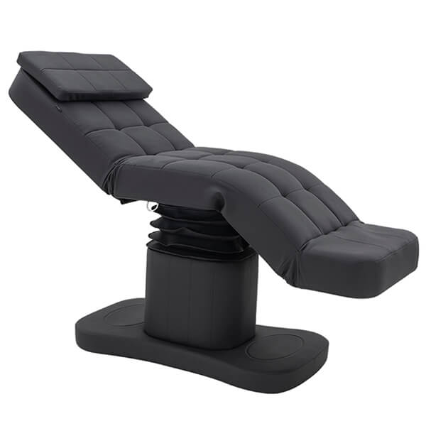 lyra lash bed black side profile with pillow dsse