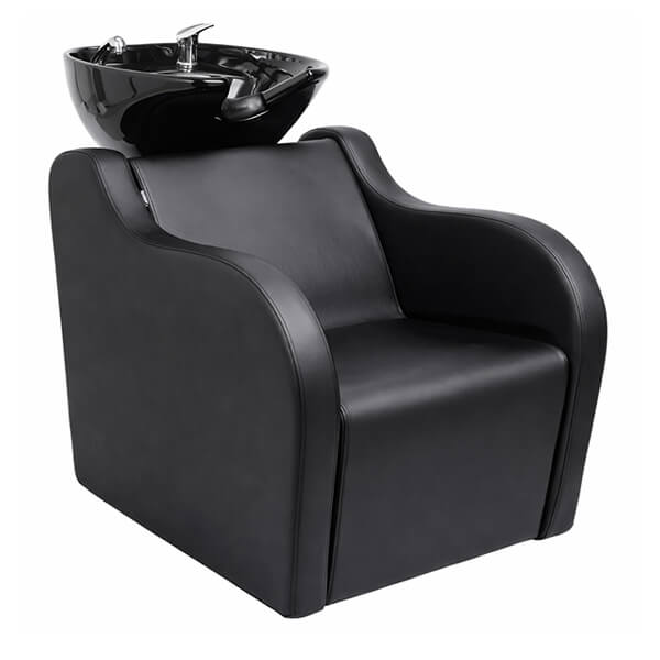 sorrento shampoo unit black front angle main view