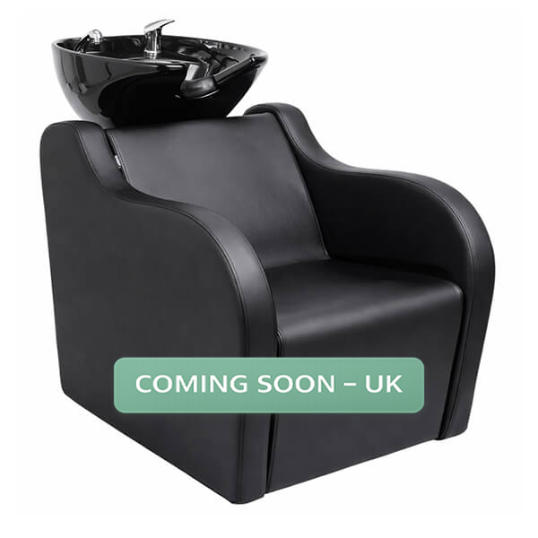 sorrento shampoo unit black front angle view