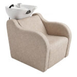 sorrento shampoo unit taupe front angle main view