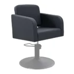 hera salon chair black angle view