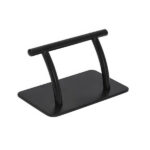 hermes footrest black front angle view