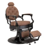 phantom barber chair mocha front angle